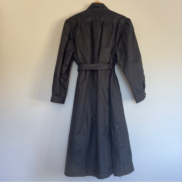 Bryant Park Vintage Trench Coat in black Size: 22 - Picture 2 of 6